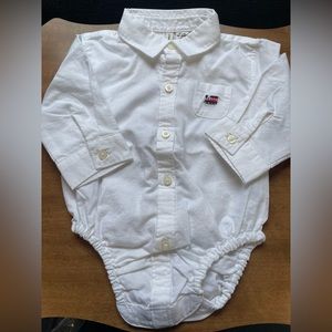 Janie & Jack collared onesie